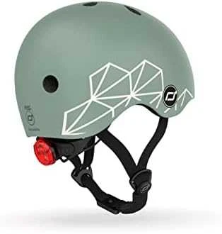 Scoot and Ride Scoot & Ride Kask XXS-S Žalias Lines