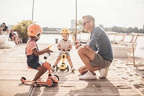 Paspirtukas - balansinis dviratukas Scoot & Ride Highwaykick 1 2in1 Peach 96353