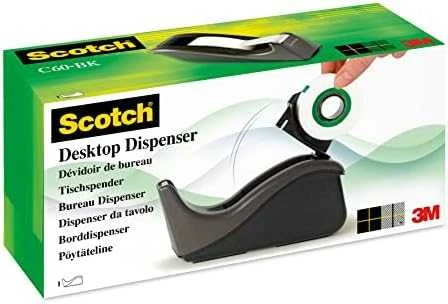 GILJOTINA BIURINEI JUOSTAI 3M SCOTCH C60 Juodas TAPE
