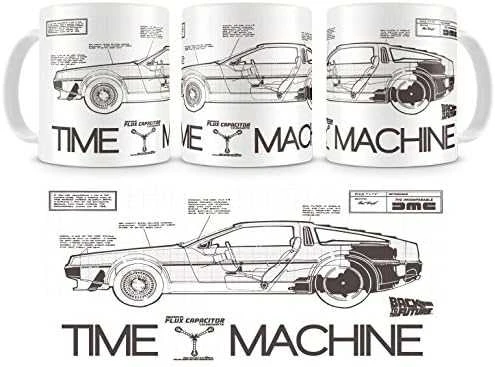 Sd Toys Back to the Future Time Machine mug