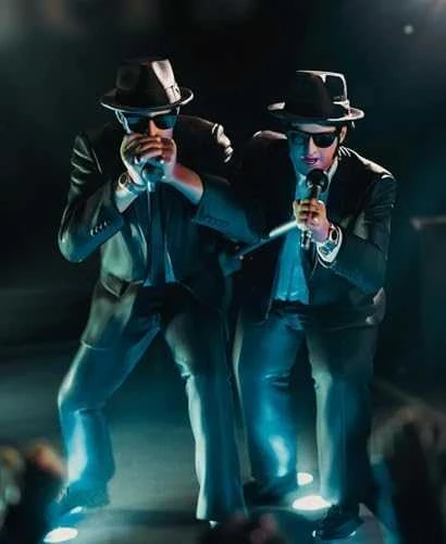 Sd Toys The Blues Brothers Elwood and Jake figure 18cm