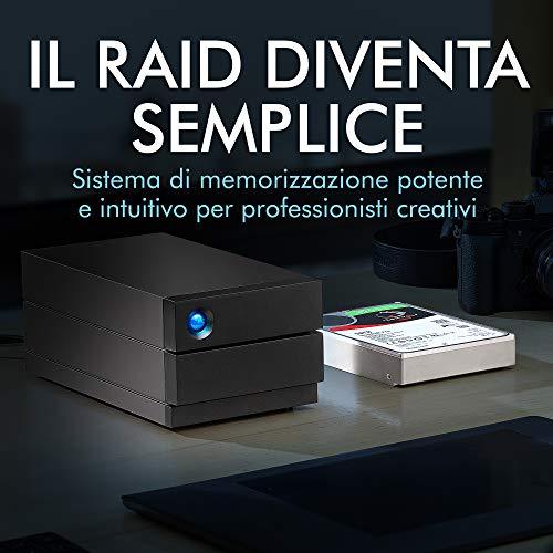 Kietasis diskas LaCie 2big RAID, 3,5'', 16TB, USB 3.1