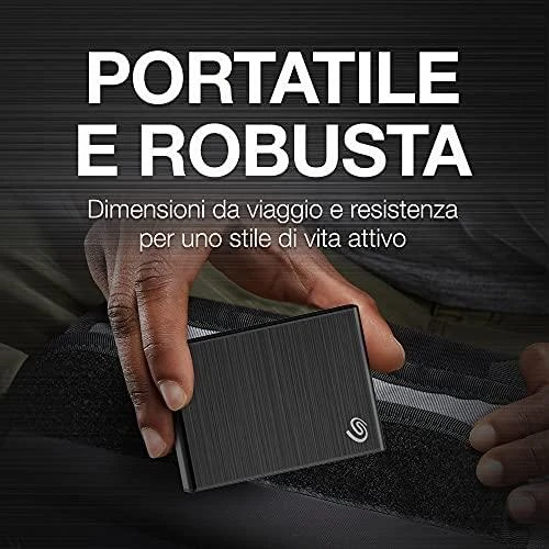 Kietasis diskas Seagate „One Touch STKG1000400“, 1 TB, USB C tipo, 3.2 kartos 1 (3.1 kartos 1), juodas