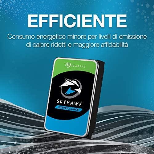 SEAGATE Surveillance Skyhawk 8TB HDD 7200rpm SATA serial ATA 6Gb/s 256MB cache 3.5inch 24x7 long-term usage BLK