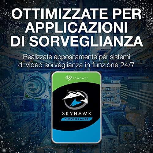 SEAGATE Surveillance Skyhawk 8TB HDD 7200rpm SATA serial ATA 6Gb/s 256MB cache 3.5inch 24x7 long-term usage BLK