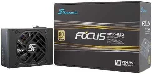 650 W „Seasonic FOCUS-SGX-650 80+ Gold“