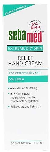 SebaMed Extreme Dry Skin Relief Hand Kreminis 5% Urea Hand Kreminis