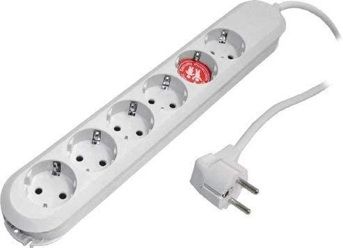 Bachmann lizdų juostelė SMART 6 krypčių, balta 3,0 m, be jungiklio