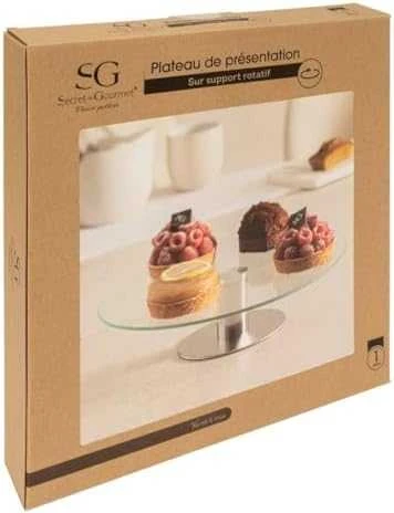 Secret De Gourmet Rotary Rotacinė lėkštė, torto dekoravimo lėkštė, Ø 30 cm