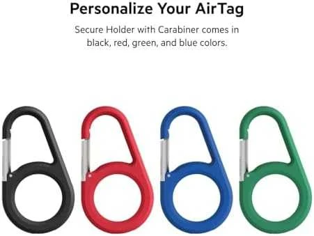 Belkin on airtag su su karabinu - juoda