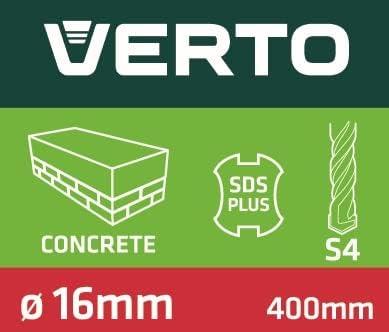 Wiertło SDS Plus betono grąžtas, 16 x 400 mm, S4