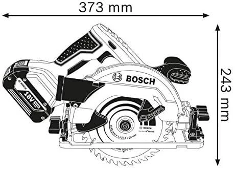 Bosch Akumuliatorinis diskinis pjūklas GKS 18V-57G, 2x4.0Ah, GAL 18V-40