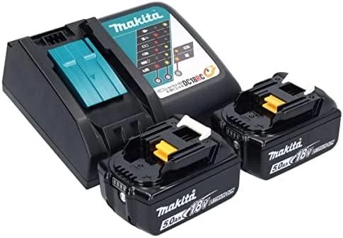 Makita DJR189RTJ Akumuliatorinis tiesinis pjūklas, 18 V, 0 - 3100SPM, 22mm, 2x5,0Ah Li-ion, 2,5kg