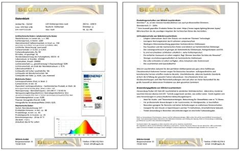 Segula Rinkinys Rinkinys 55210 LED lempa 3 W E27 F