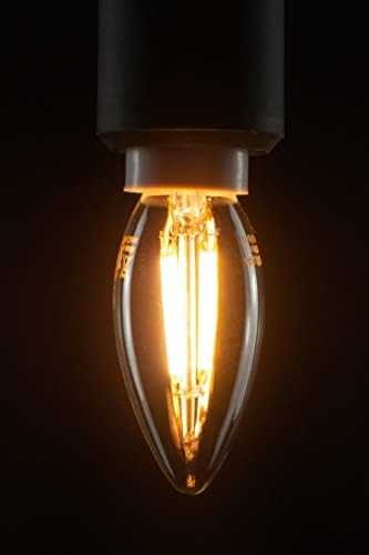 Segula LED žvakė permatomas E14 3.2W 270Lm 2700K, reguliuojamo ryškumo