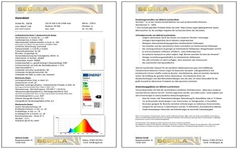 Segula SEGULA LED G9 Stift matt 4,5W 400Lm 2700K dimmbar