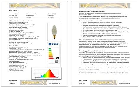 Segula lampa LED 3,2 W E14 G