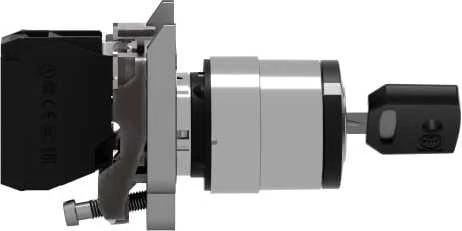 Schneider Electric 2 krypčių jungiklio raktas 22 mm juoda 1Z užraktas (XB4BG41)