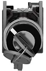 Schneider Electric 2 krypčių jungiklio raktas 22 mm juoda 1Z užraktas (XB4BG41)