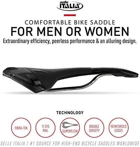 Selle Italia balnas PARDUODA ITALIA X-LR SUPERFLOW S (id atitinka - S3) TI 316 Tube 7, fiber-tek, 172g juoda (NAUJA)