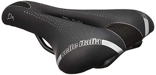 Selle Italia balnas PARDUODA ITALIA LADY GEL FLOW L (id atitikimas - L2) Mangane Tube 7, fiber-tek, 310g juoda (NAUJA)