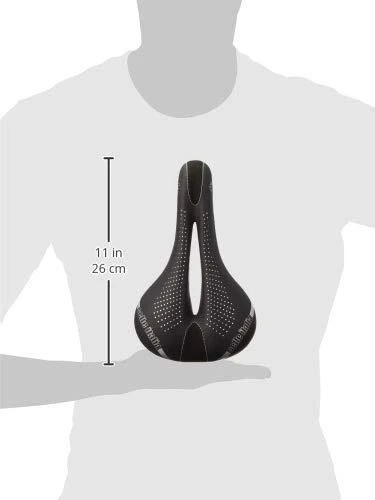 Selle Italia balnas PARDUODA ITALIA LADY GEL FLOW L (id atitikimas - L2) Mangane Tube 7, fiber-tek, 310g juoda (NAUJA)