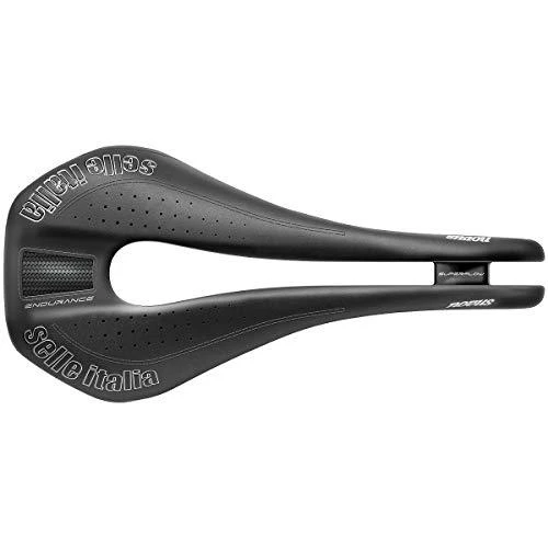 Selle Italia balnas NOVUS SUPERFLOW ENDURANCE S (id atitikimas – S3) Ti 316 Tube 7 Fibra-tek Juodas (SIT-080H503IKC001)
