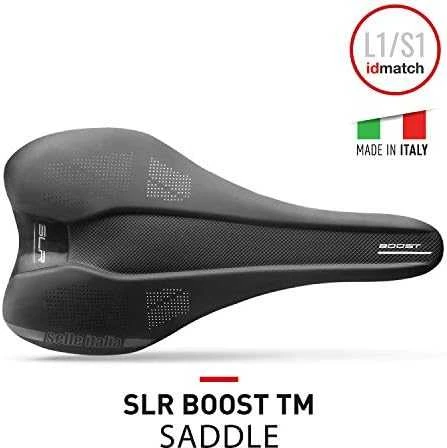 Selle Italia SELLE ITALIA SLR BOOST TM L balnas (id atitikimas - L1) mangano vamzdis 7, duro-tek, minkštas prisilietimas, juodas (NAUJAS)