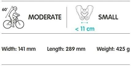Selle Italia Selle Royal Saddle SCIENTIA MODERATE M1 SMALL 60st. Gelis + Unisex elastomerai (SR-54M0SB0A09210)