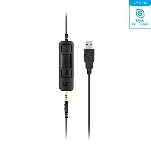 Epos Sennheiser SC 75 USB MS laidinės ausinės, Juodos