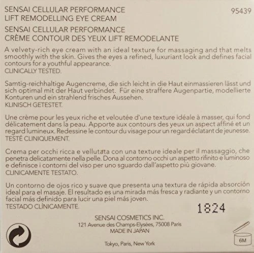 "Kanebo Sensai Cellular Performance Lift Remodelling Paakių kremas"prabangus paakių kremas 15ml