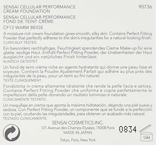 makiažo pagrindas Sensai Cellular Performance Kreminis Foundation CF13 Warm rusvai gelsvas 30ml