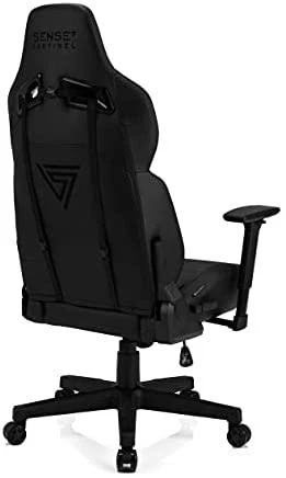 Žaidimų kėdė SENSE7 Sentinel, Juoda (odinė)