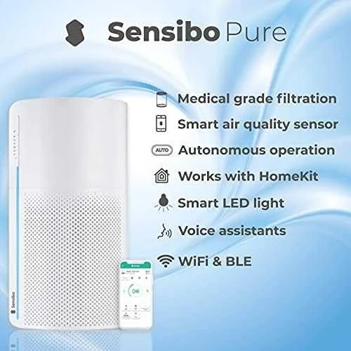 „Sensibo Pure“ – oro valytuvas su HEPA ir anglies filtrais