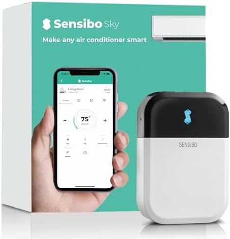 Oro kondicionieriaus / šilumos siurblio išmanusis valdiklis Sensibo Sky - baltas