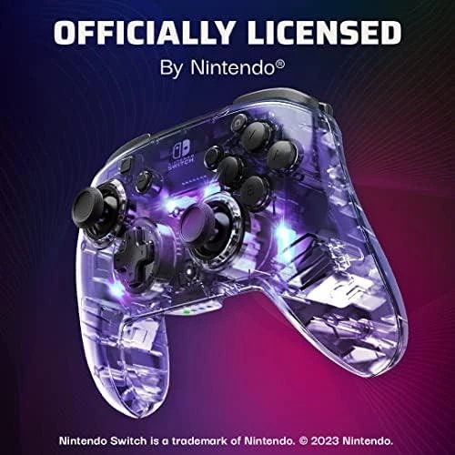 Senti PDP Faceoff Deluxe+ Audio - Afterglow belaidis valdiklis skirtas Nintendo Switch