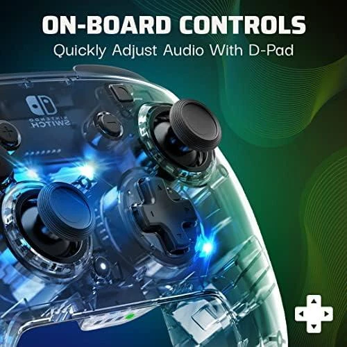 Senti PDP Faceoff Deluxe+ Audio - Afterglow belaidis valdiklis skirtas Nintendo Switch