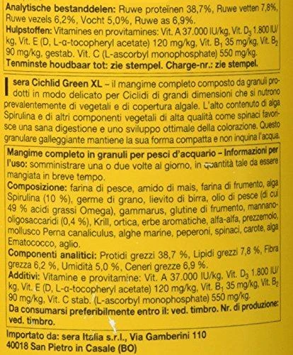 Sera CICHLID Žalias XL 1000ml