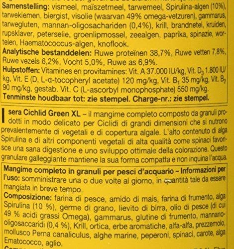 Sera CICHLID Žalias XL 1000ml