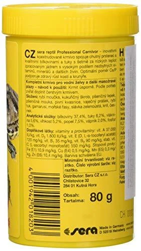Sera Reptil Professional Carnivorr 250ml pašaras mėsėdėms reptilijoms