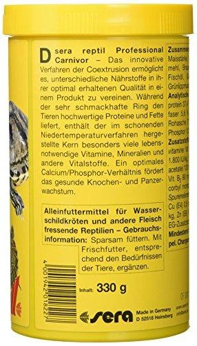 sera Turtle Adult Carnivore Duo granulės 1.000 ml