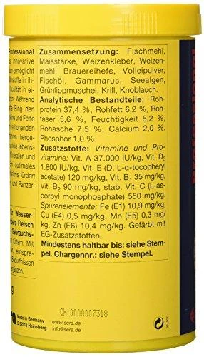 sera Turtle Adult Carnivore Duo granulės 1.000 ml
