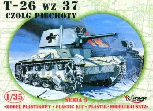 Mirage Modele „Mirage“ pėstininkų tankas T-26 wz. 37 rusų k