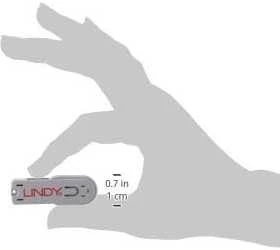 USB Prievado Blokatorius - LINDY USB Type A Prievado Blokatorius, 4 vnt. Mėlynas, su Raktu