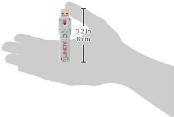 USB Priedas - LINDY USB A Prievado Blokatorius 4 vnt. + Raktas, Rožinis