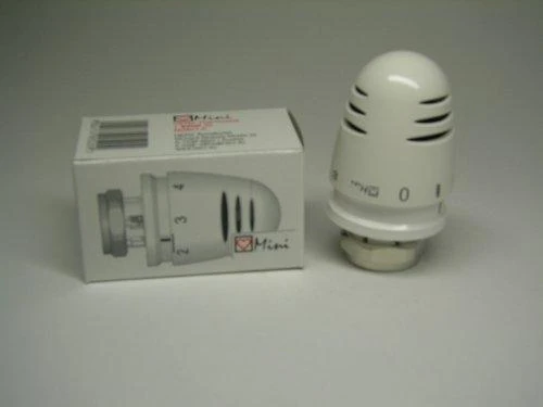 Termostatinė galva HERZ MINI, M28x1.5, balta spalva