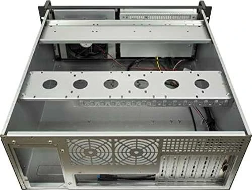 Inter-Tech InterTech 4U-4460 TFT stovas juodas