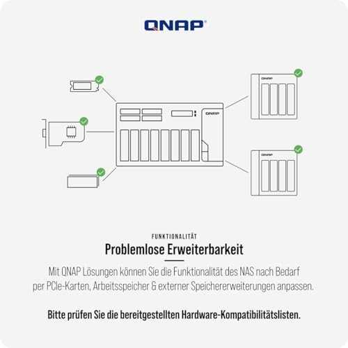 Serveris Qnap TS-h3077AFU-R5-32G, 2U, 30 x 2,5" SATA, AMD Ryzen Pro 7645 6/12, 32 GB UDIMM DDR5 ne ECC (maks. 128 GB), 2 x 2,5 GbSU + 2 b5WE, 10