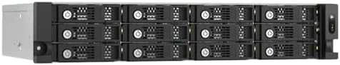 QNAP TL-R1200PES-RP 12 skyrių saugyklos priekis
