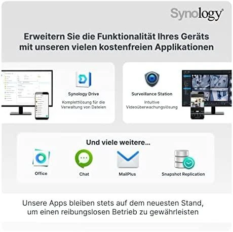 Serveris Synology Sinologija | Bokštas NAS | DS2422+ | Iki 12 HDD/SSD Hot-Swap | AMD Ryzen | „Ryzen V1500B Quad Core“ | Procesoriaus dažnis 2,2 GHz | 4 GB | DDR4